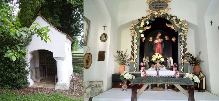 Grossansicht in neuem Fenster: Burgstall:  Kapelle Irlmühle Grossansicht in neuem Fenster: Burgstall:  Kapelle Irlmühle