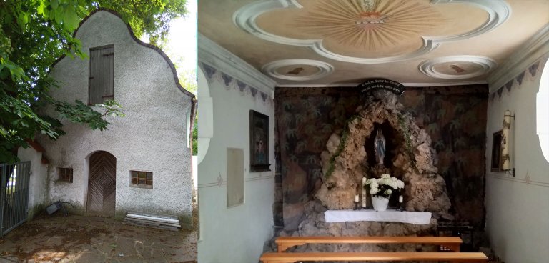 Grossansicht in neuem Fenster: Oberlauterbach:  Ehemalige Friedhofskapelle (Seelenkapelle) Grossansicht in neuem Fenster: Oberlauterbach:  Ehemalige Friedhofskapelle (Seelenkapelle)