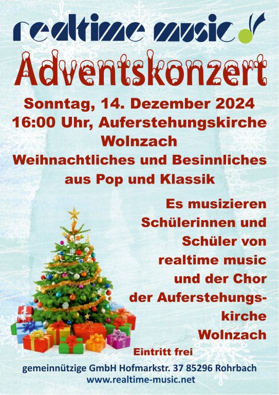Grossansicht in neuem Fenster: Adventskonzert realtime music Grossansicht in neuem Fenster: Adventskonzert realtime music