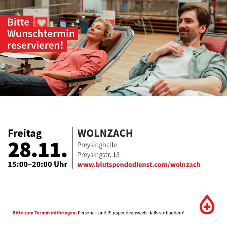 Grossansicht in neuem Fenster: Blutspende Grossansicht in neuem Fenster: Blutspende
